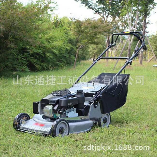 园林草坪机1820寸四冲程手推式汽油剪草割草机打草机除推草机刀片