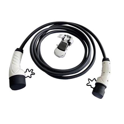 16A single phase Type2 to Type ev charging cable 7M