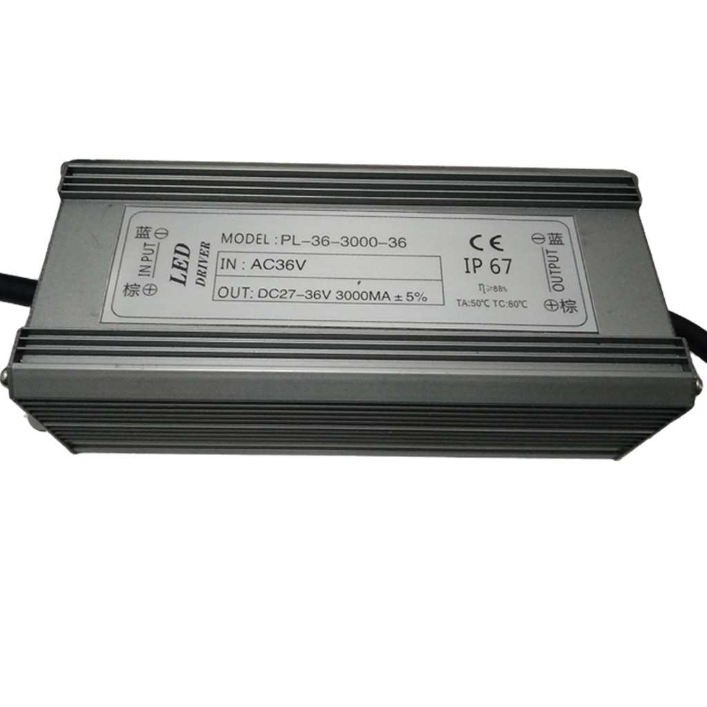 质保3年 终身维护 10串100W AC36V输入电压 低压工矿灯LED驱动