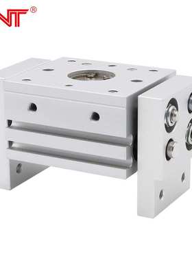 NNT热销大推力气动气缸 MHL2夹爪 机械手阔型平行夹爪气缸