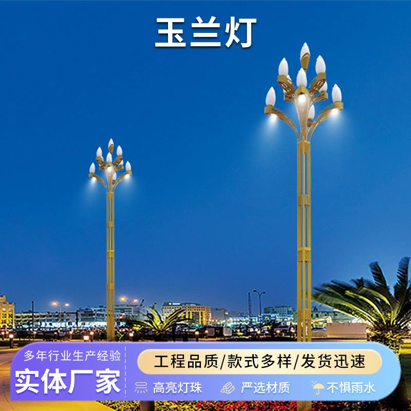 LED玉兰灯市政道路照明路灯户外广场路灯杜鹃花室外智慧路玉兰灯