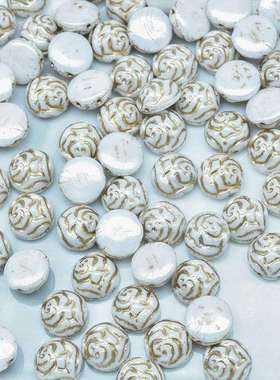 新款捷克玻璃珠preciosa宝仕奥莎玫瑰 29色8mm，12mm 散珠100克装