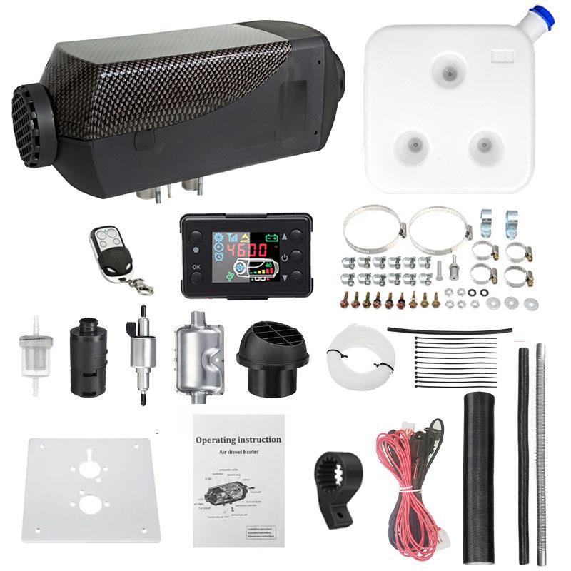 驻车燃油加热器空气加热器燃油暖风机汽车货车柴暖12v2kw5kw8kw