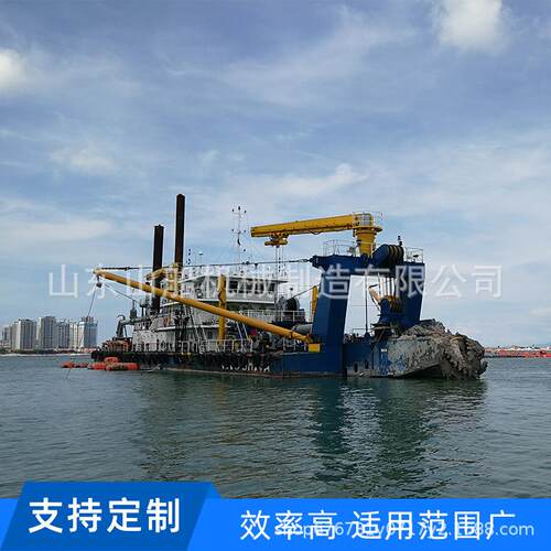 大型挖泥设备抽沙船外贸厂家绞吸式挖沙船河道湖泊清淤疏浚船