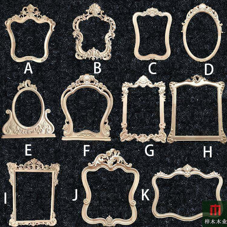 东阳木雕欧式实木镜框木雕装饰雕花镜框浴室柜梳妆柜镜框画框,鲜花速递/花卉仿真/绿植园艺,其它园艺用品,淘宝优惠券,粉丝福利购,淘宝优惠卷