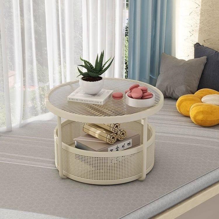 日式玻璃窗台小桌子茶几榻榻米轻奢茶桌卧室坐地矮桌阳台简约炕几