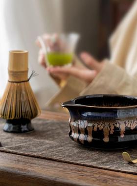 茶筅立创意陶瓷茶筅放置器点茶工具茶事配件Matcha holder新品
