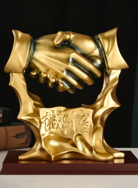 家具玄关办公室装饰品创意招财乔迁开业好L物高档办公桌桌面小摆