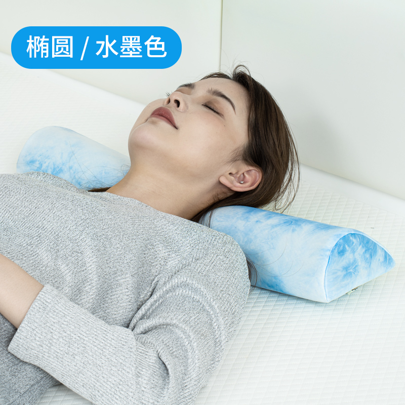 颈椎枕护颈拉伸圆柱枕头睡觉睡眠B枕孕妇垫腿枕护腰老人女半圆枕
