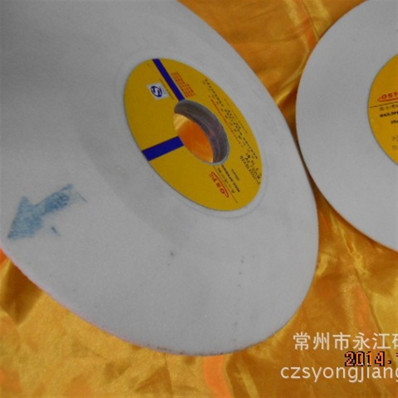 OST牌WA250*16*4s0孔白刚玉斜边砂轮PDX白刚玉单斜边砂轮锯片专用