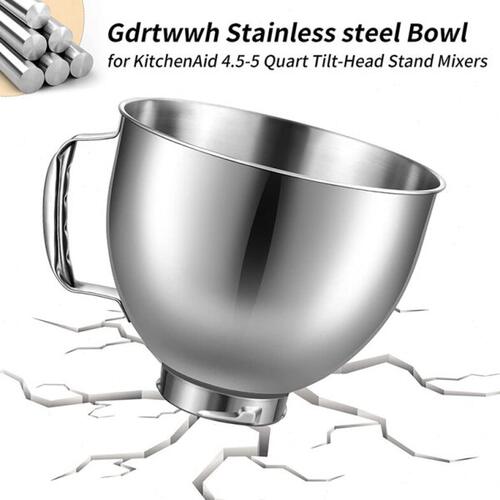 适用于 Kitchenaid 立式搅拌机的冰淇淋机附件搅拌碗奶油碗沙拉碗