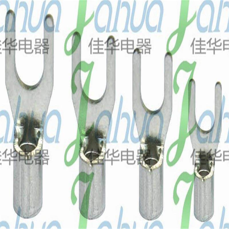 SNB5.5-8 裸端头 冷压接线端子 叉形铜鼻子 紫铜