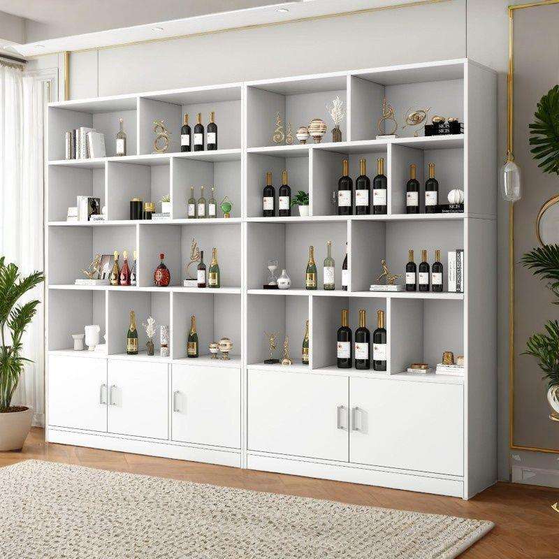 酒柜客厅家用隔断柜极简风靠墙展示柜现代简约落地自由组合玄关柜
