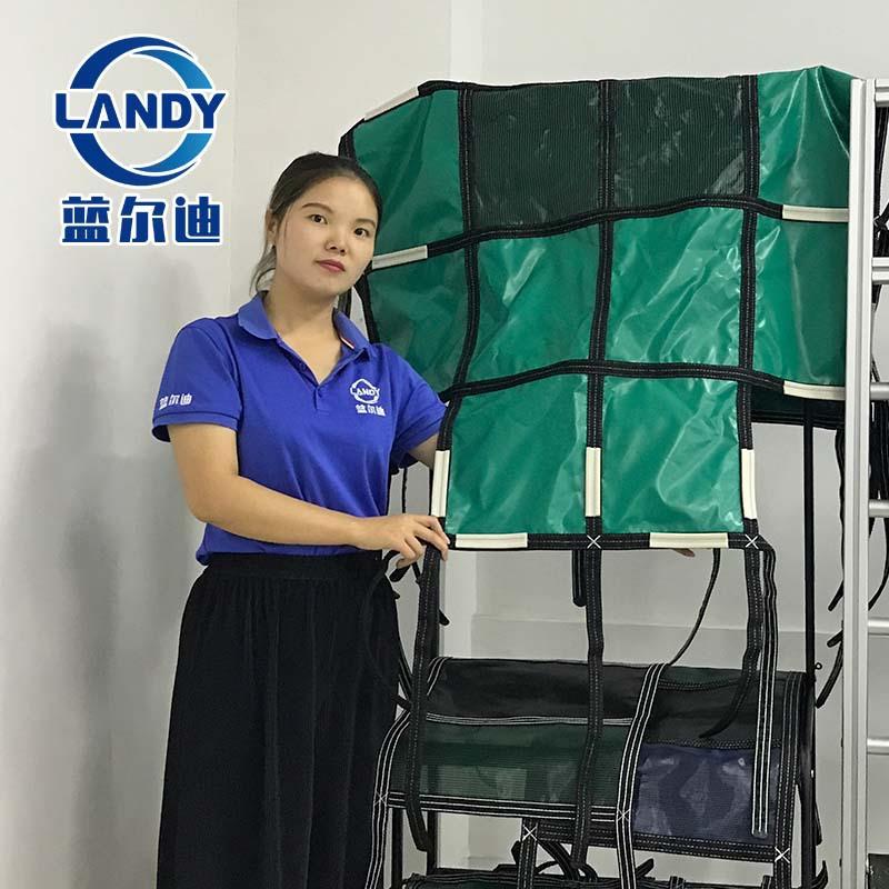 恒温泳池保持水温 安全网防尘防护布 PP安全网保护盖布pool cover