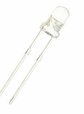 F3单闪白发橙色高亮圆头发光二极管3MM自闪橙光闪烁LED灯珠橙灯