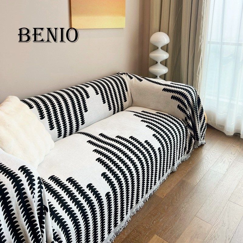 雪尼尔线条沙发巾现代防滑简约沙发盖布一片式全盖沙发垫沙发套罩,居家布艺,沙发垫,淘宝优惠券,粉丝福利购,淘宝优惠卷