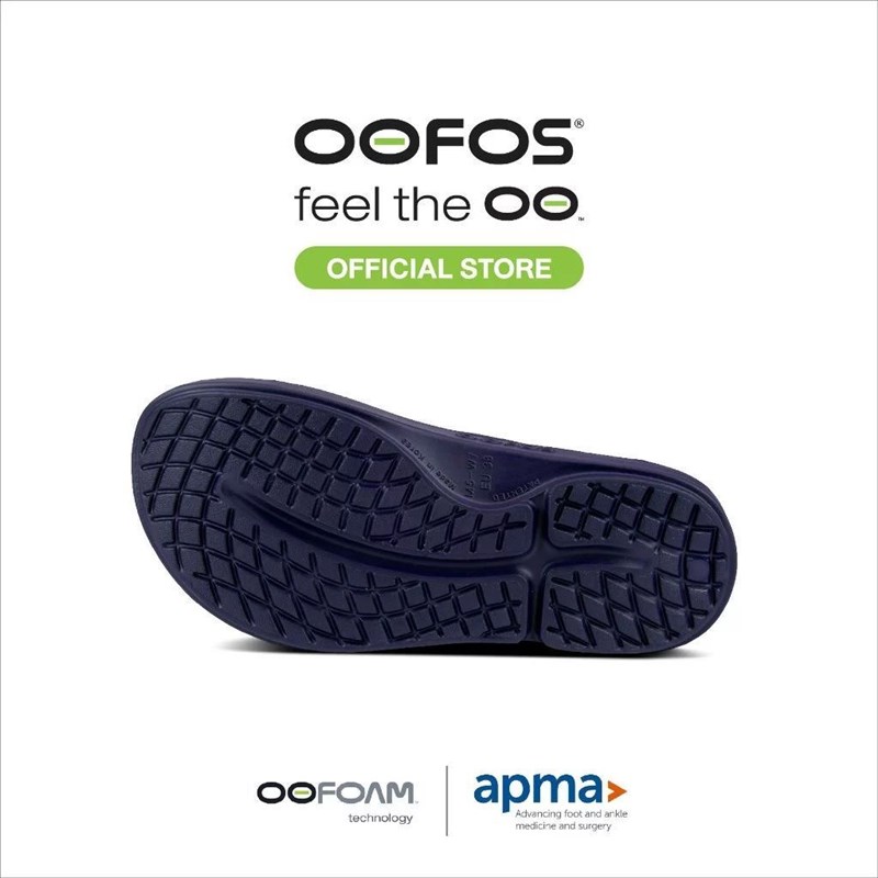 OOFOS拖鞋OOAHH Slide男女款舒适居家室内防滑踩屎感厚底一字拖鞋