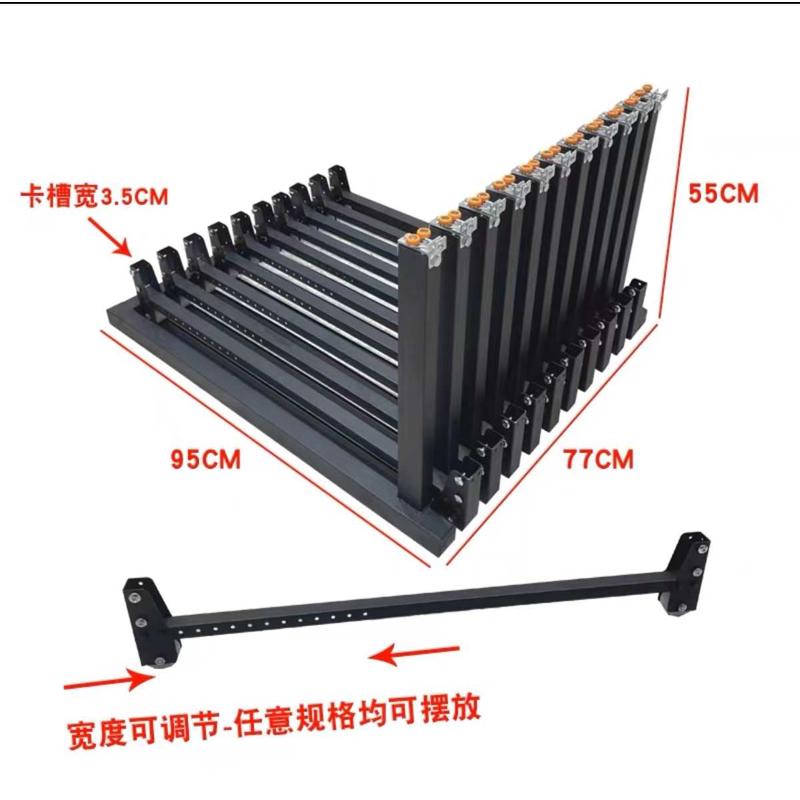 可调大理石推拉展柜展示架抽地砖岩节板货架大板拉样品落地式瓷砖