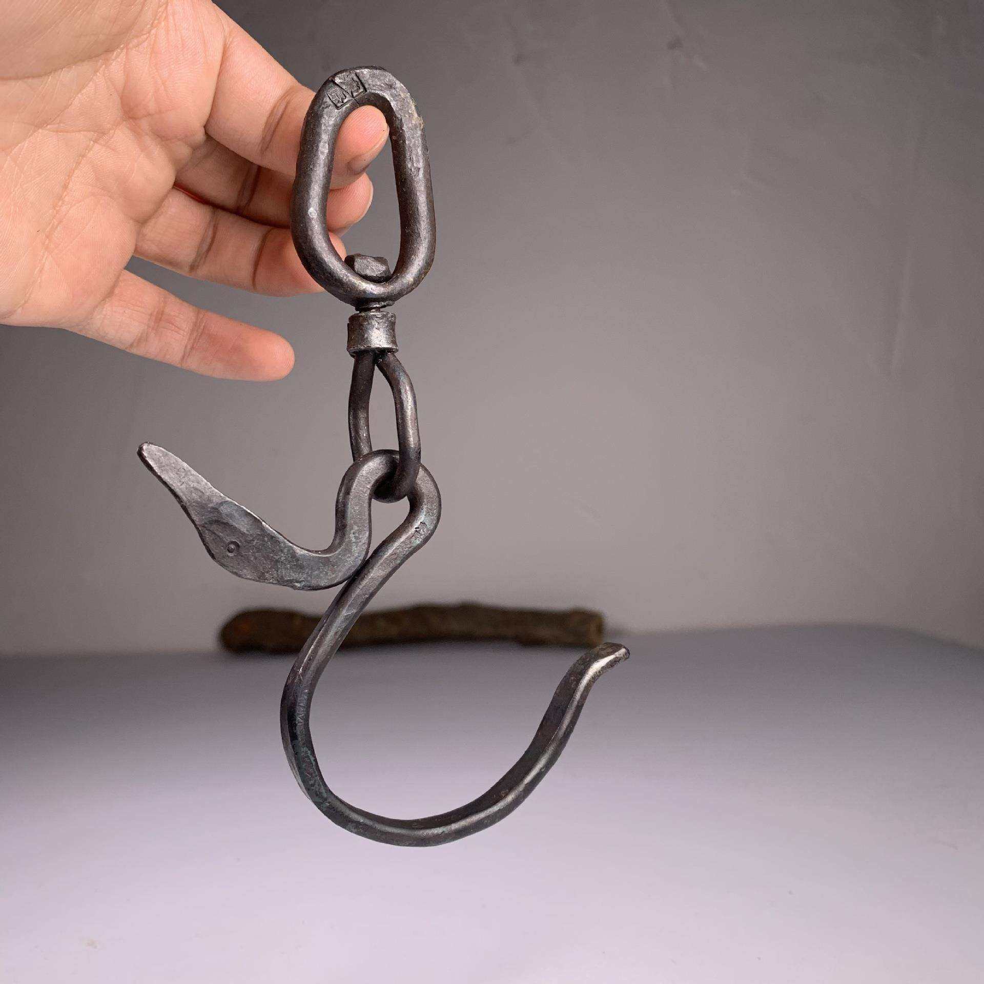 手作中式挂钩手工锻打铁艺吊钩创意鹤钩万向旋转自在钩茶道,鲜花速递/花卉仿真/绿植园艺,割草机/草坪机,淘宝优惠券,粉丝福利购,淘宝优惠卷