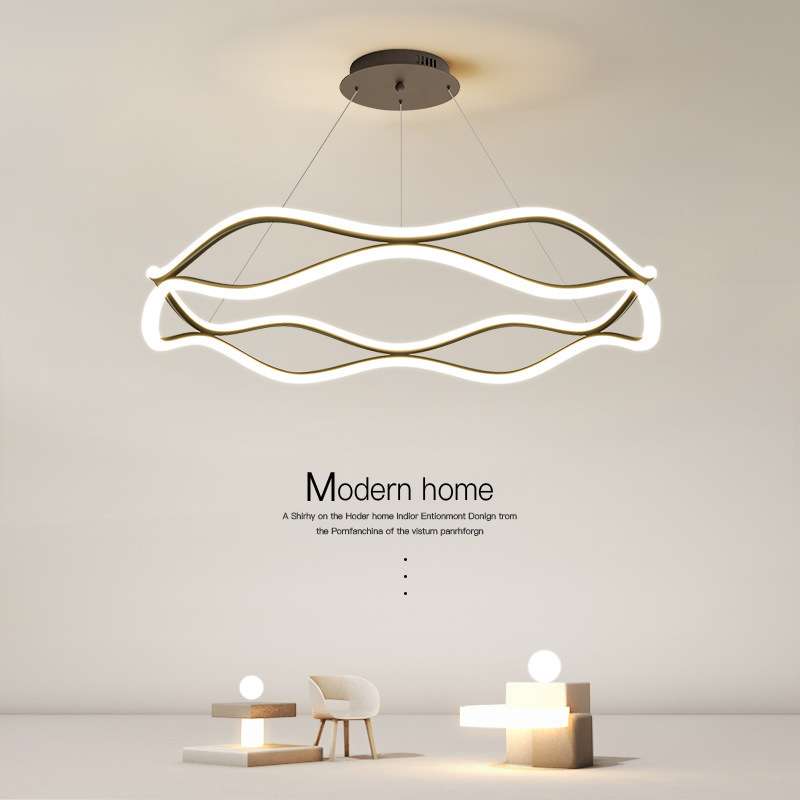 客厅吊灯2025年新款灯具现代简约北欧卧室轻奢环形意大利艺术主灯