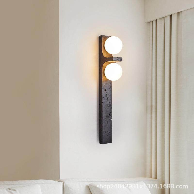 复古卧室床头壁灯设计师意式黑洞石美式楼梯长条法式中古客厅墙灯,鲜花速递/花卉仿真/绿植园艺,割草机/草坪机,淘宝优惠券,粉丝福利购,淘宝优惠卷