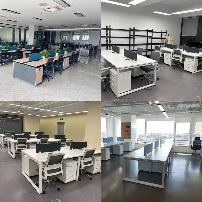 办公桌挡板网格包布桌子隔板挡板板桌面隔断板Q五金家具配件屏风