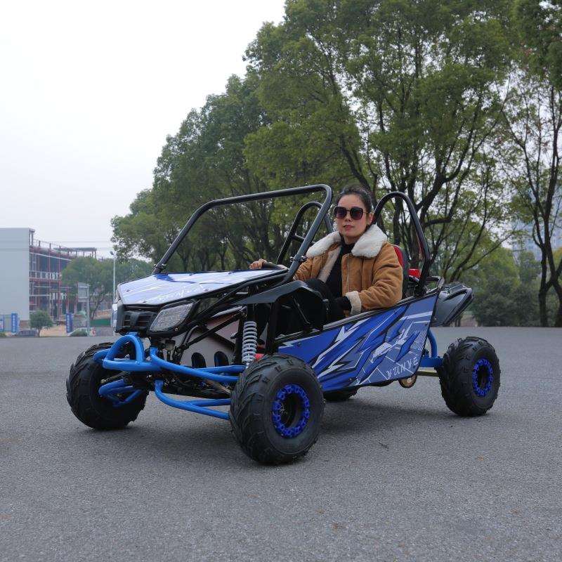 厂家直销儿童汽油卡丁车亲子四轮越野全地形UTV景区场地出租摩托