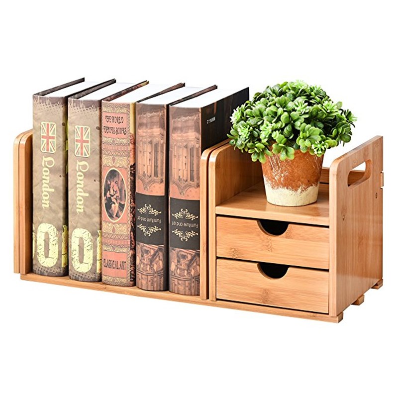 书架创意桌实木竹桌书柜简单现代学R生小文件存储架