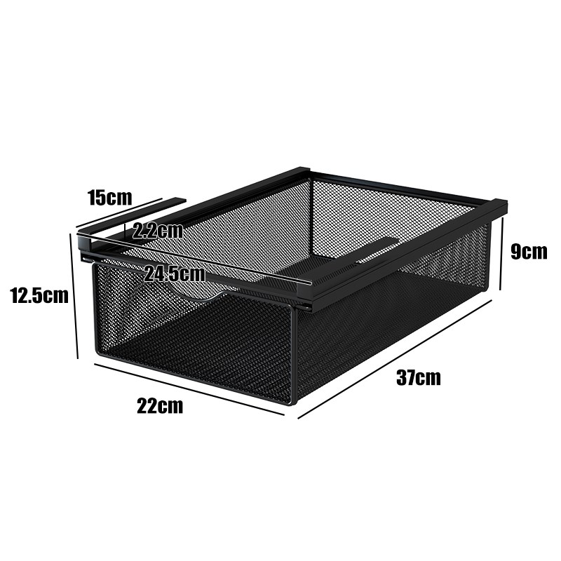 宿舍抽屉盒置物架悬挂式抽拉下A铺书桌床头下挂篮好物收纳神器筐