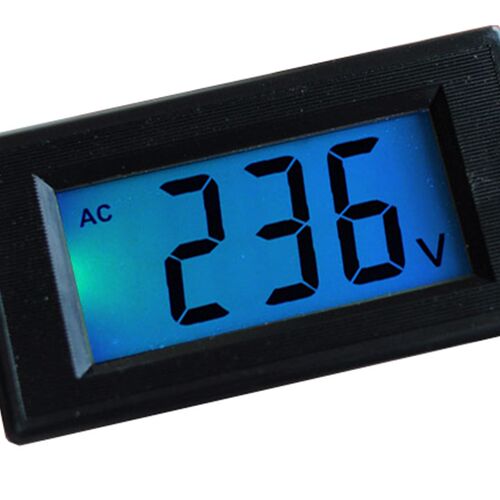 AC80-500V 两线 数显 数字交流电压表头 LCD 液晶 220V 380V