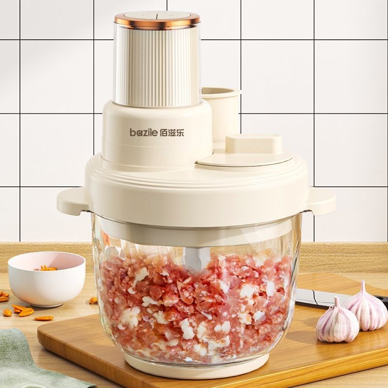 绞肉破壁一体机电动打肉馅搅拌饺搅碎菜料理绞馅和面家用多功能
