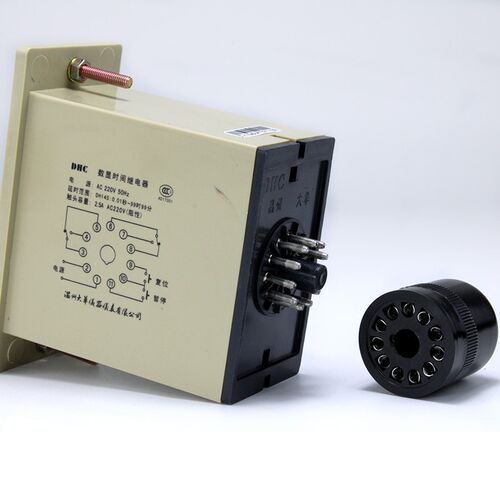温州大华DH14S 时间继电器DHC通电延时0.01S-99H99M 两组延时数显