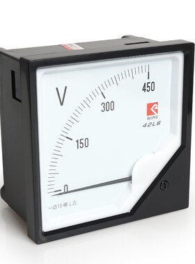 交流电压表指针式42L6-V表头机械安装式电表伏特表250V中频电压表