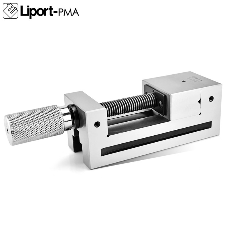 台湾力邦磨床精密平口钳手动台虎钳高精度直角批士加工中心小型