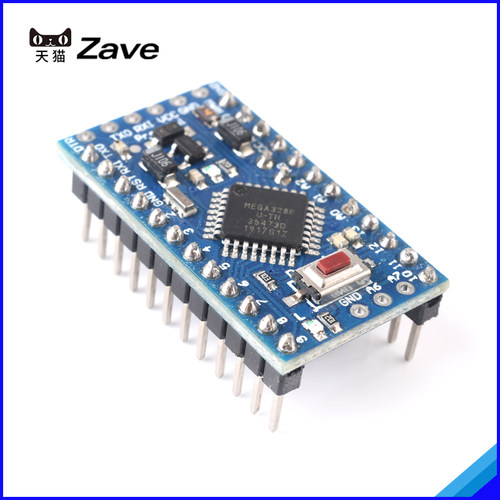 模块pro mini 改进版  ATMEGA328P 5V16M开发板电子积木 互动媒体