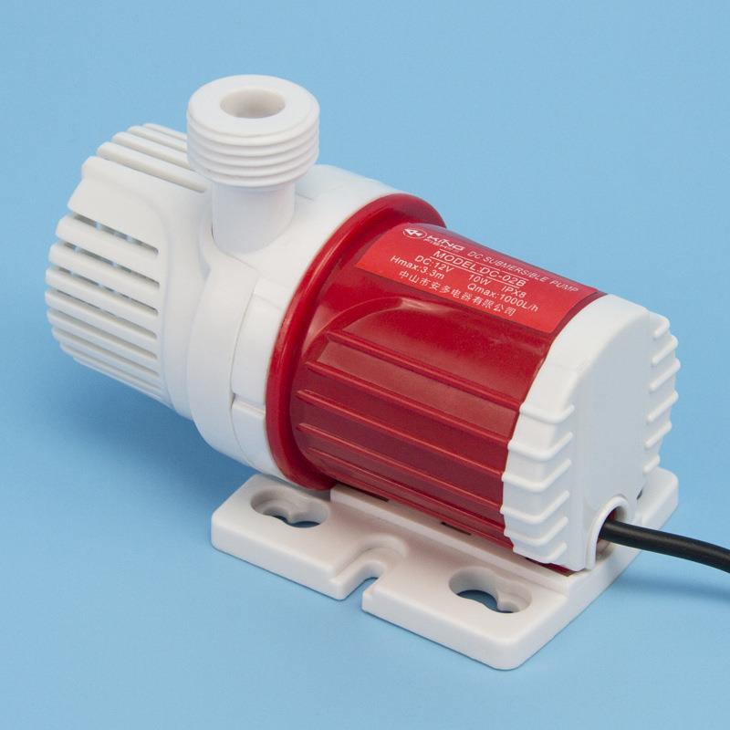 家用鱼缸假山用无刷直流12V微型小潜水泵无水自停防干烧鱼池喷泉