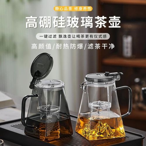 茶壶泡茶家用202m5新款茶具办公室一人用单滤茶水分离泡茶杯飘逸