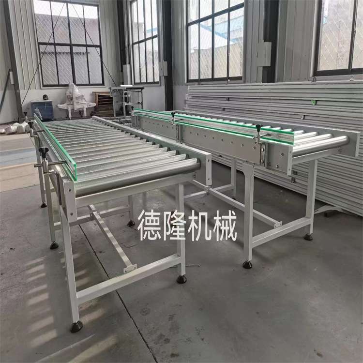 无动力滚筒输送机滚轮传送带地滚线滚筒线流水线自动输送线