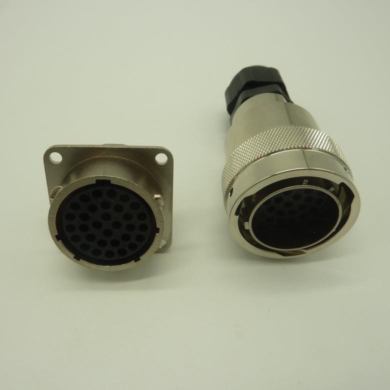 PT06E-18-32P卡口防水连接器配套PT02E-18-32S航空插头32P接头