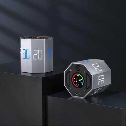 计时器时间小方管理器提醒儿童学习自律沙漏厨房八面定时器默认