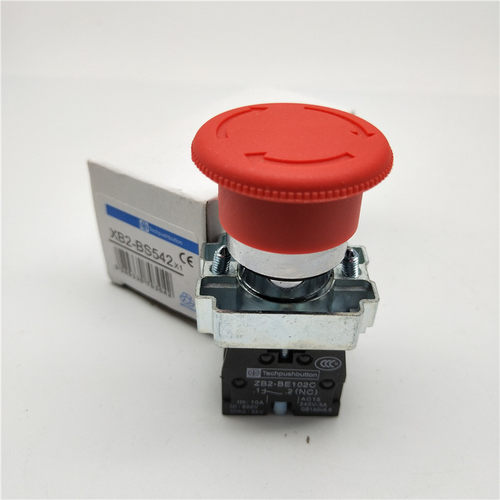 双常闭ZB2-BE102C XB2-BS544C蘑菇头急停按钮开关两路