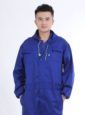 连体服秋冬季男喷刷漆装修船厂养殖厂防尘服搬运机汽修表演工作服