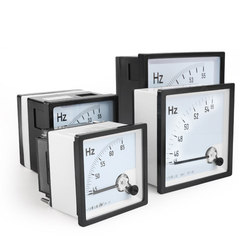 指针式交流频率表45-55Hz赫兹表100/220/380V 6L2 42L6 CP-72/96