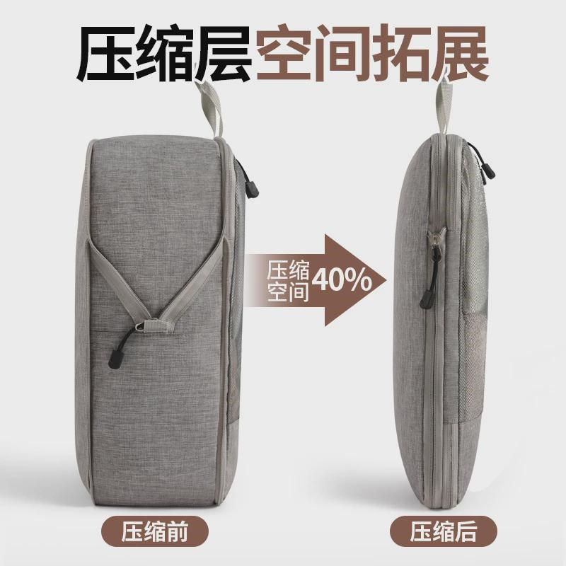 六件套旅行周阳离子压缩旅行收纳套装出差旅游衣物行李整理袋新款