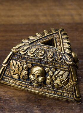 手工用品现代供具尼泊尔室内家用法如金刚打造金刚撅底座杵铜