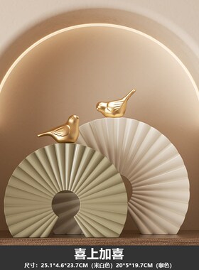 装饰摆件展示柜老板办公室客厅书房餐边电视N柜轻奢高端大气艺术