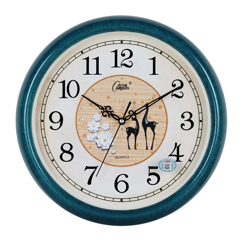 康巴丝挂钟客厅钟表m简约北欧时尚家用时钟挂表现代创意个性石英