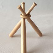 棒棒棒球鸟支架底座棒球棒棒支架小展示球放寓球礼品座摆迷你棒球