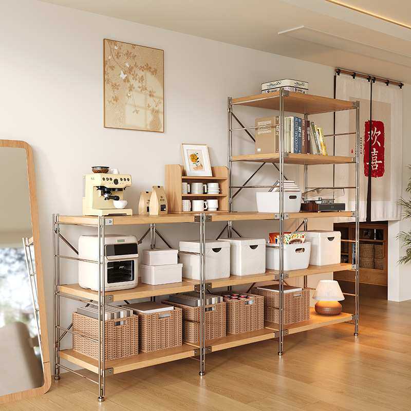 新款厨房日式置物架落地光轴多层微波炉烤箱收纳架阳台货架展示架,模玩/动漫/周边/娃圈三坑/桌游,模型制作工具/辅料耗材,淘宝优惠券,粉丝福利购,淘宝优惠卷