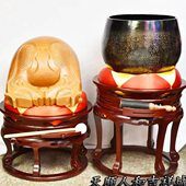 架24寸无漆木16寸器法雕刻高档木鱼木鱼台湾桂楠榆木寺庙圆形木鱼